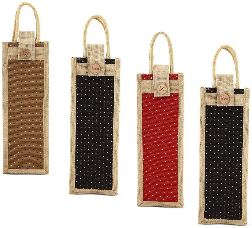 Brown Jute Water Bottle Cover / Pouch