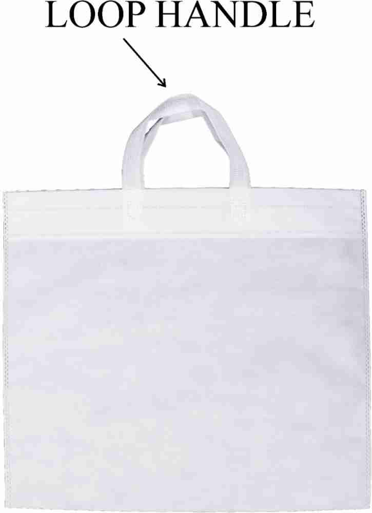 Non woven loop handle on sale bag