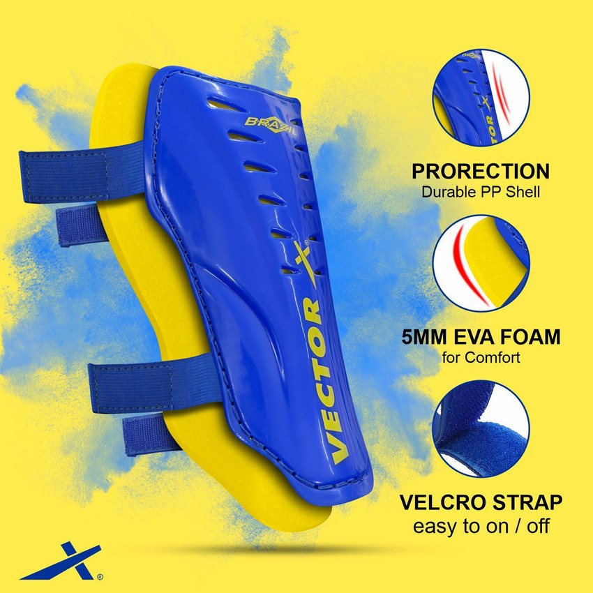 VECTOR X BRAZIL Football Shin Guard - Buy VECTOR X BRAZIL Football