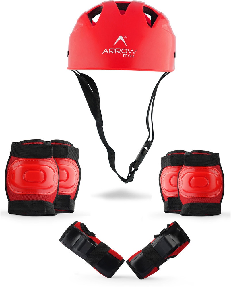 ArrowMax PROTECTIVE SET HELMET ELBOW KNEE PALM GUARD KIT FOR KIDS