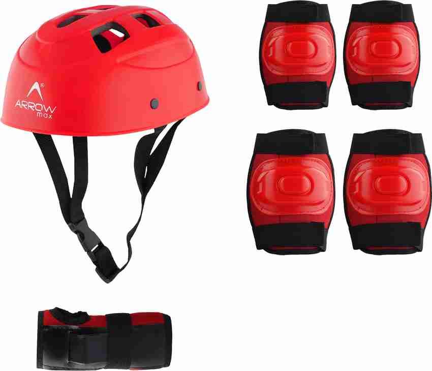 ArrowMax PROTECTIVE SET HELMET ELBOW KNEE PALM GUARD KIT FOR KIDS