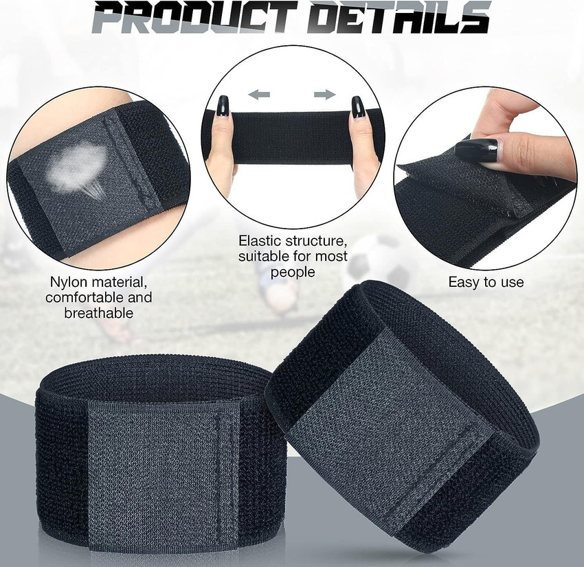 KOBO 4PCS Soccer Shin Guard Strap Anti Slip Sports Football