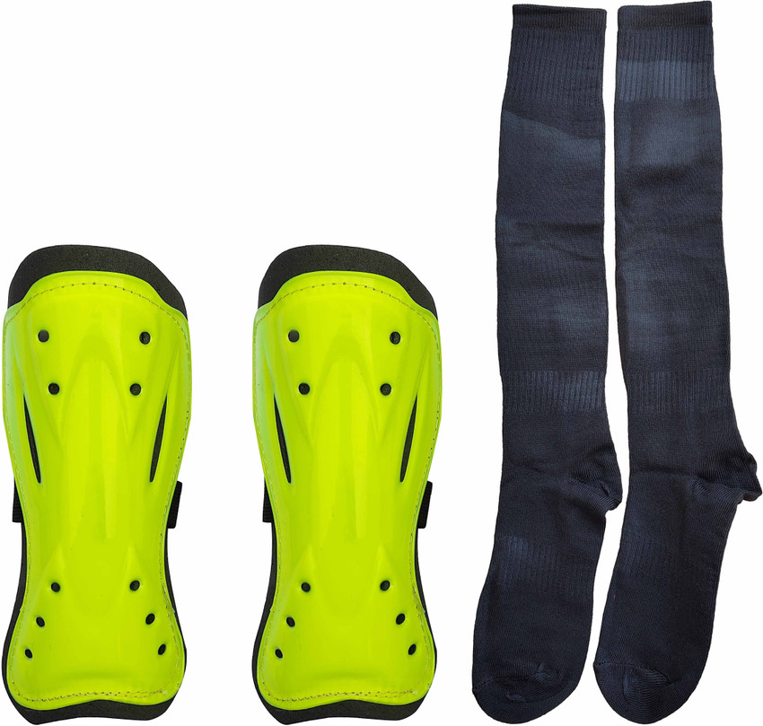 SHRRLY FOOTBALL SHIN GUARD AND SOCKS FOR MEN AND WOMEN BIG GREEN Football Shin Guard Buy SHRRLY FOOTBALL SHIN GUARD AND SOCKS FOR MEN AND WOMEN BIG GREEN Football Shin Guard
