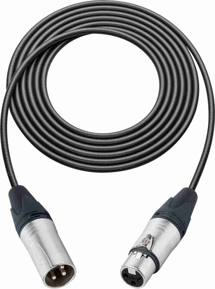 Urban Infotech Microphone Cable - XLR Male to Female - 100% Pure  Oxygen-Free Copper Wire Single Angled XLR Patch Cable