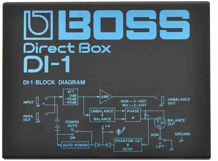 BOSS DI-1 Direct Box Guitar Processor Price in India - Buy BOSS DI 