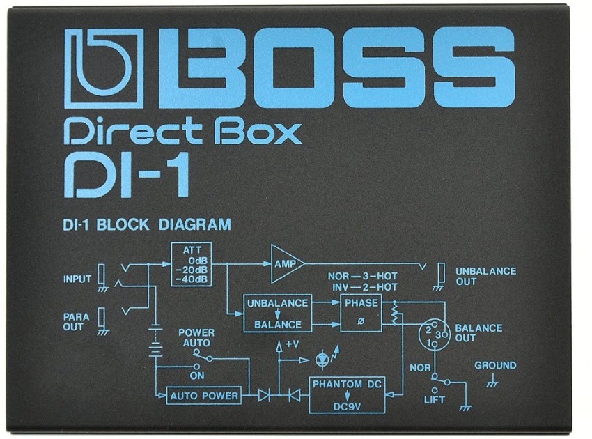 BOSS DI-1 Direct Box Guitar Processor Price in India - Buy