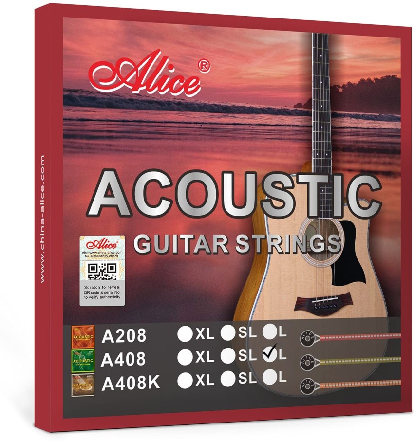 ALICE Acoustic A208SL Guitar String Price in India Buy ALICE