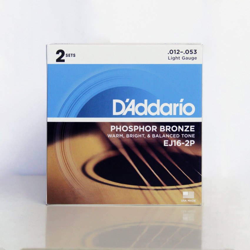 D ADDARIO Acoustic String set Daddario EJ16 2P 12 53 Gauge 2Sets