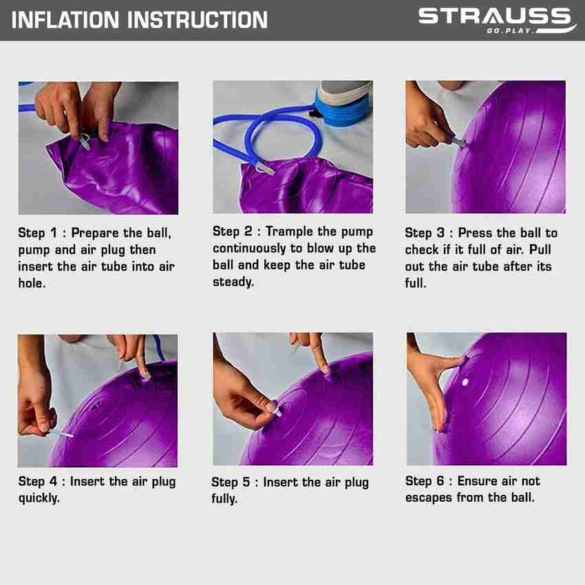Everlast exercise clearance ball inflation instructions