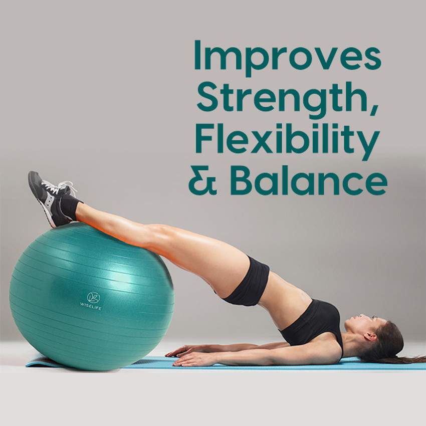 Wiselife Exercise Ball Heavy Duty Pregnancy Ball for Work Out Extra Thick Balance Ball Gym Ball Price in India Buy Wiselife Exercise Ball Heavy Duty Pregnancy Ball for Work Out Extra