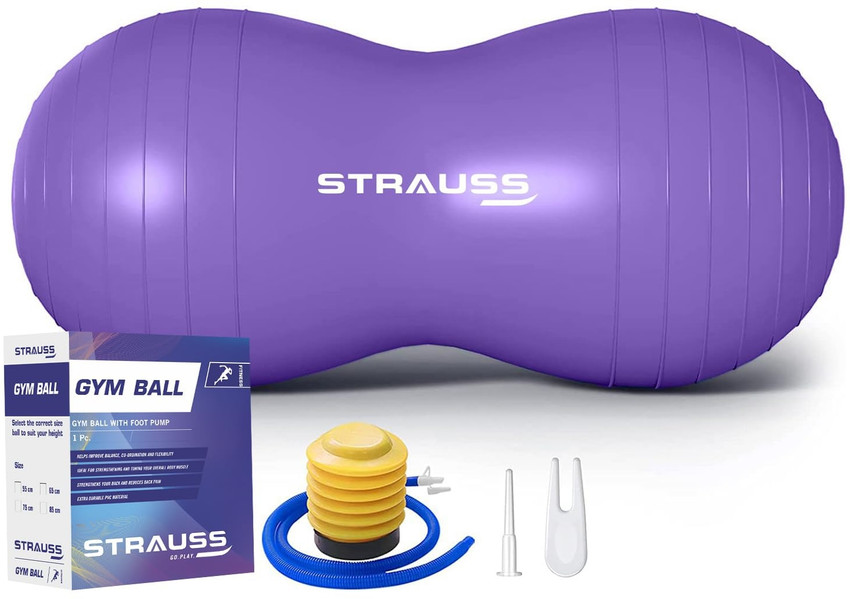 Strauss Anti Burst Gym Ball Peanut Shape Exercise Ball For Kids