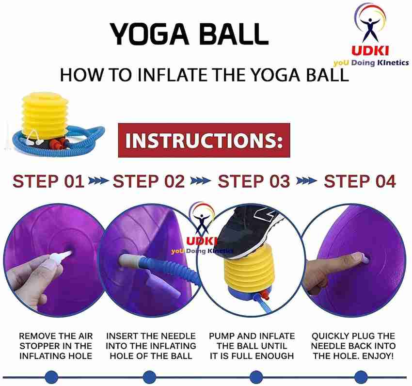 UDKI Yoga Exercise Purple Ball Inflatable for Balance Pregnancy Fitness 65 cm Gym Ball Price in India Buy UDKI Yoga Exercise Purple Ball Inflatable for Balance Pregnancy Fitness 65 cm Gym Ball online