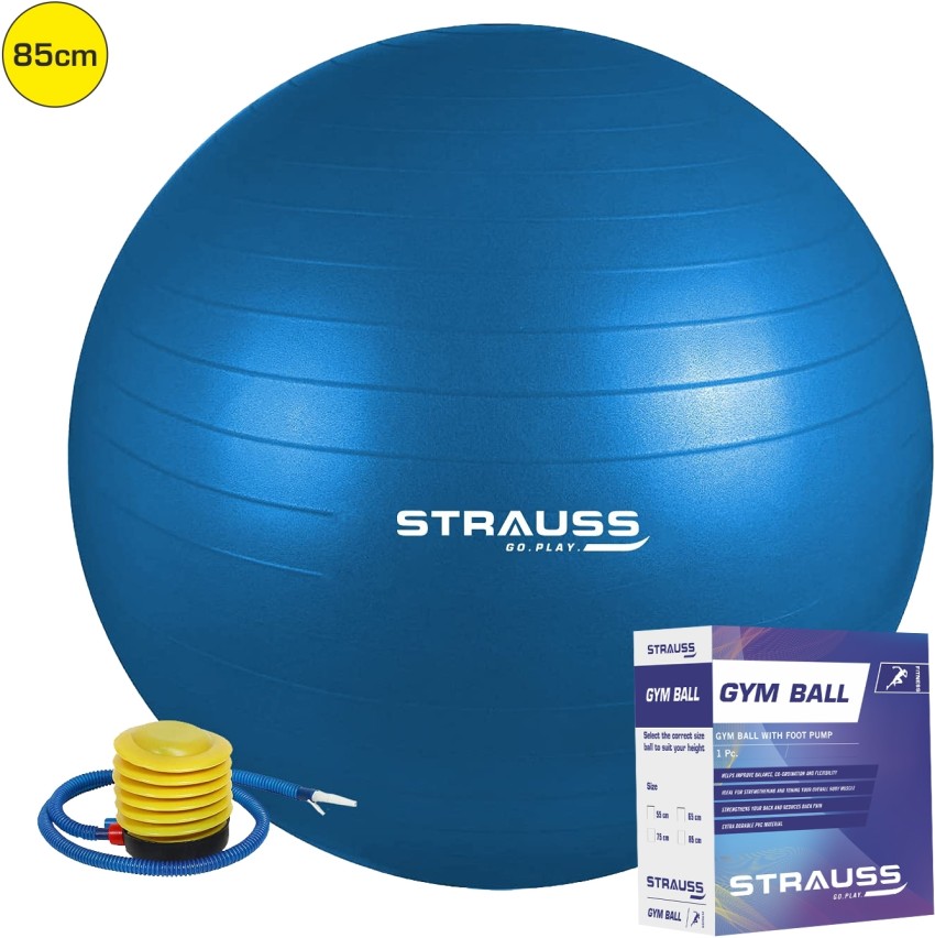 Strauss Anti Burst  Ideal for Exercise, Yoga & Workout , 85 Cm