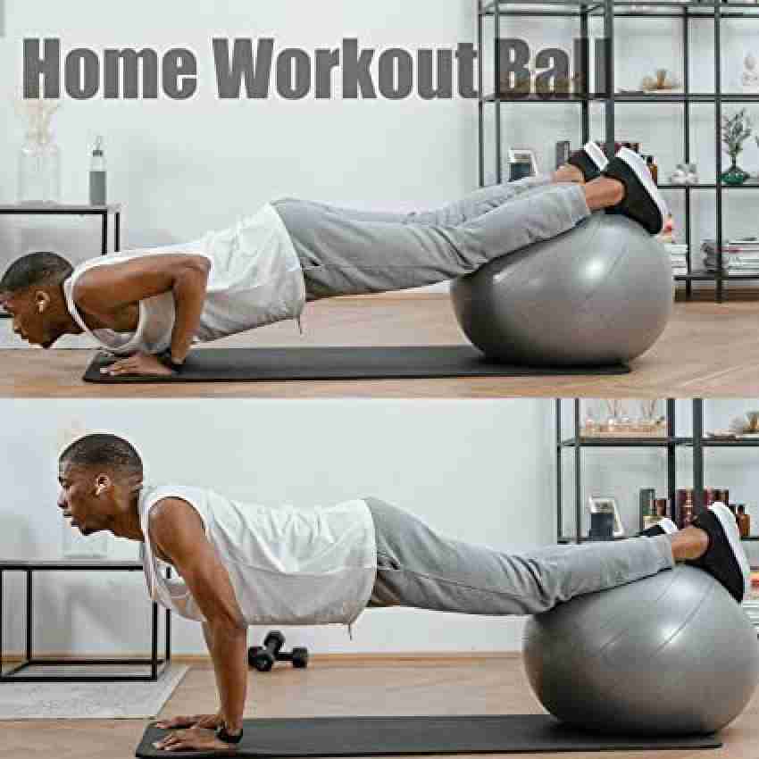 Sunny Health & Fitness Anti-Burst Gym Yoga Exercise Ball in 55 CM, 65 CM  and 75 CM