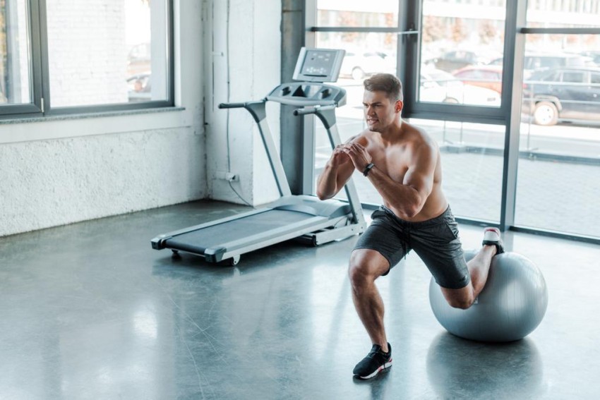 Rubber exercise ball online