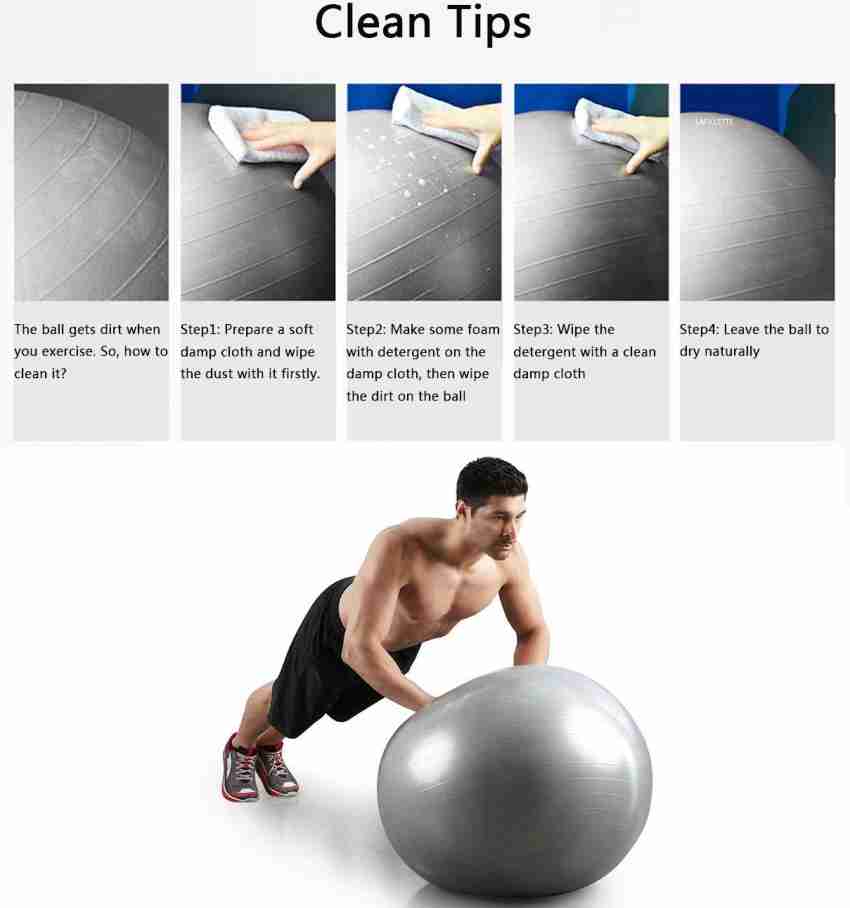 LAFILLETTE PACK OF 2 Anti Burst Anti Slip Unisex Exercise Ball PVC Extra Thick Professional Gym Ball Price in India Buy LAFILLETTE PACK OF 2 Anti Burst Anti Slip Unisex Exercise