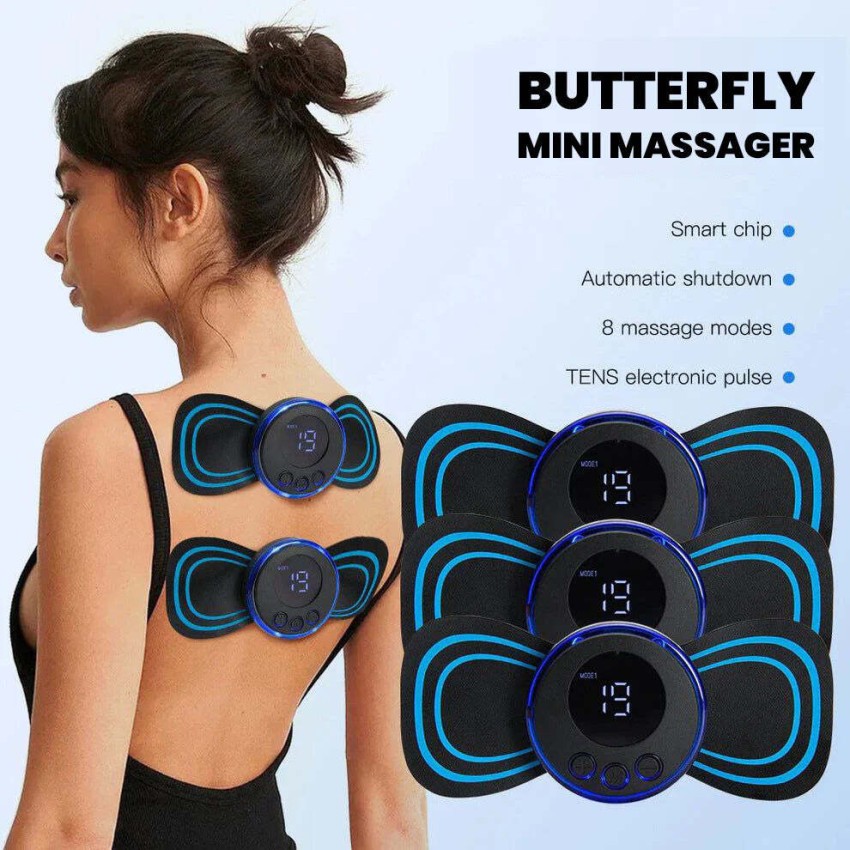 XIVYA mini massager Body Massager with 8 Modes and 19 Strength Level Pain  Relief EMS Massage Machine Massager - XIVYA 