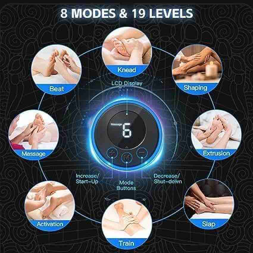 Electric EMS Foot Massager Pad Relief Pain Relax Feet Acupoints Massage Mat  Heat