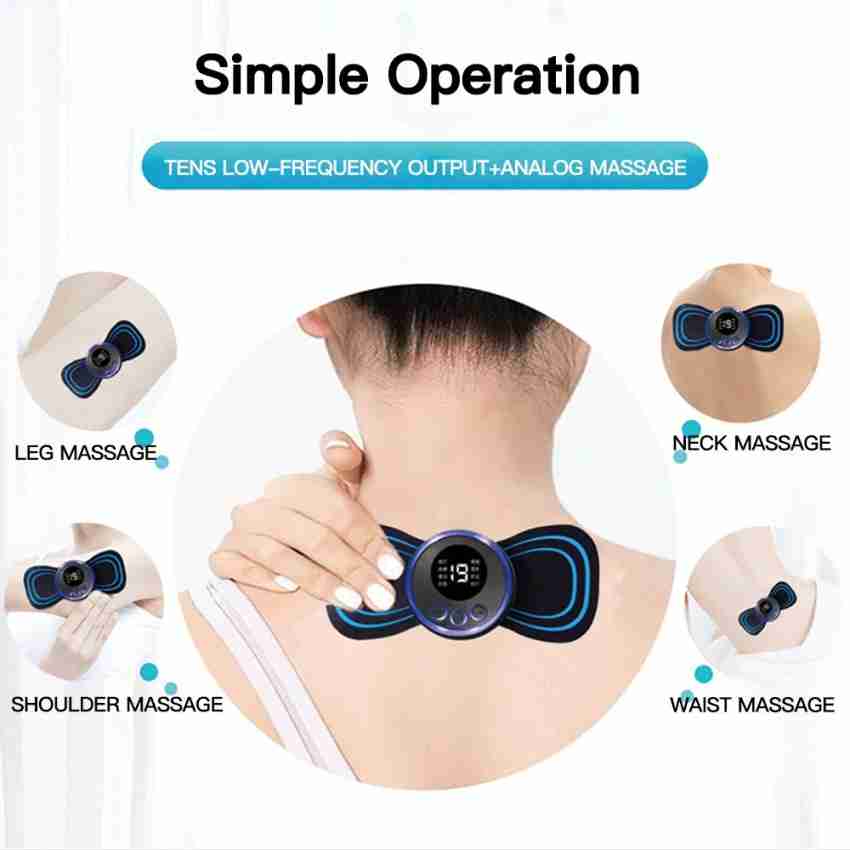 Ems Portable Lymphatic Relief Neck Massager, Cervical Massager Usb