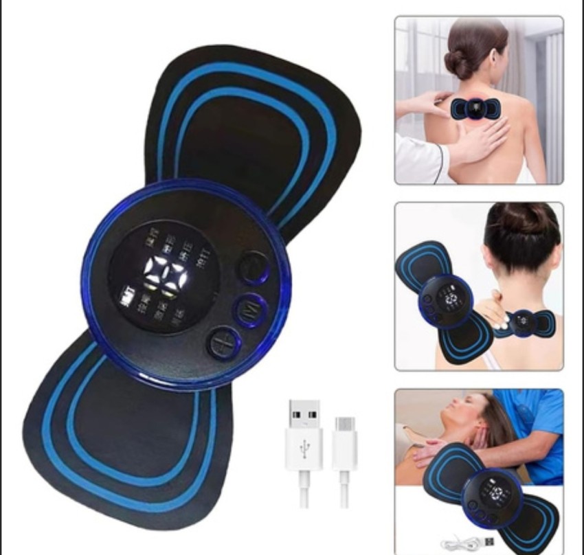 Mini Neck Massager Portable Massager Reusable EMS Bioelectric