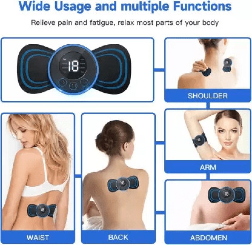 Portable Mini Electric Neck Massager Cervical Massage Back Massager  Stimulator