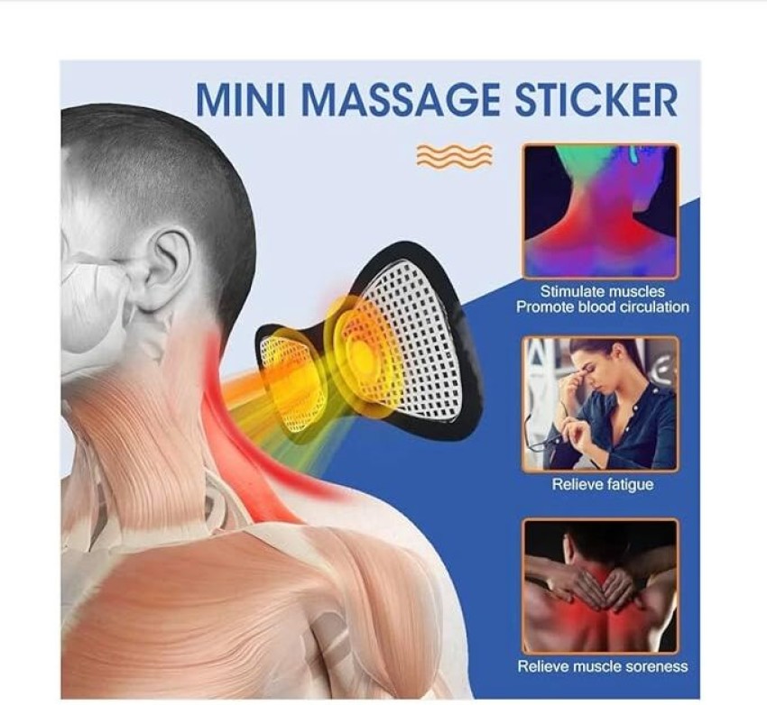 Mini Neck Massager Portable Massager Reusable EMS Bioelectric