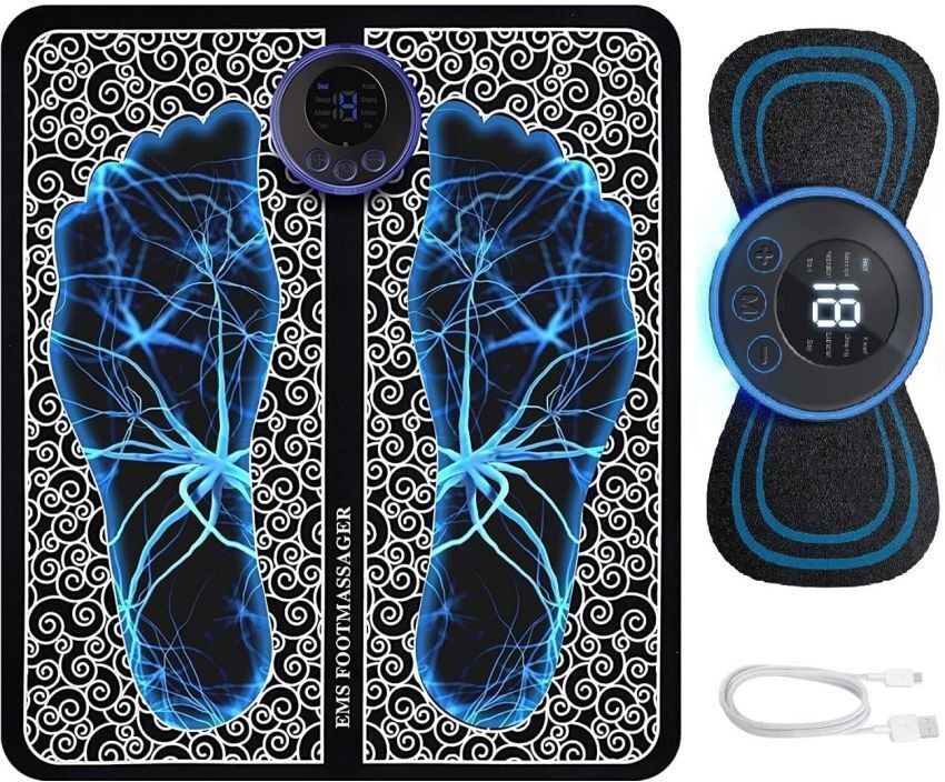 EMS Foot & Body Massager // 6 Modes intensity // butterfly massage // Mini  Massager How to Use 