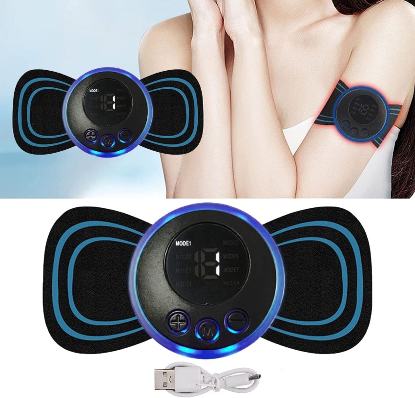 Portable Mini Electric Neck Massager Cervical Massage Stimulator Pain  Relief Kit