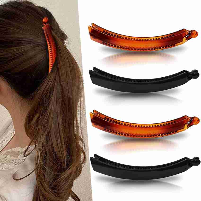 Shihen Women Plastic Hair Claw Clips Nonslip Strong Hold for Thick Hair  Ponytail Holder Hair Claw Price in India - Buy Shihen Women Plastic Hair  Claw Clips Nonslip Strong Hold for Thick