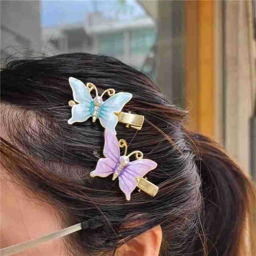 Butterfly store hair pins