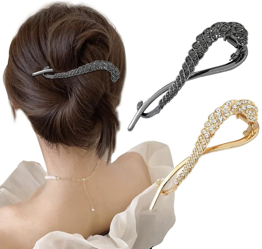 HANNEA Hair Bun Stick Hair Bun Maker Accessories Hair Clip for Women Rhines Hair Clip Price in India Buy HANNEA Hair Bun Stick Hair Bun Maker Accessories Hair Clip for Women