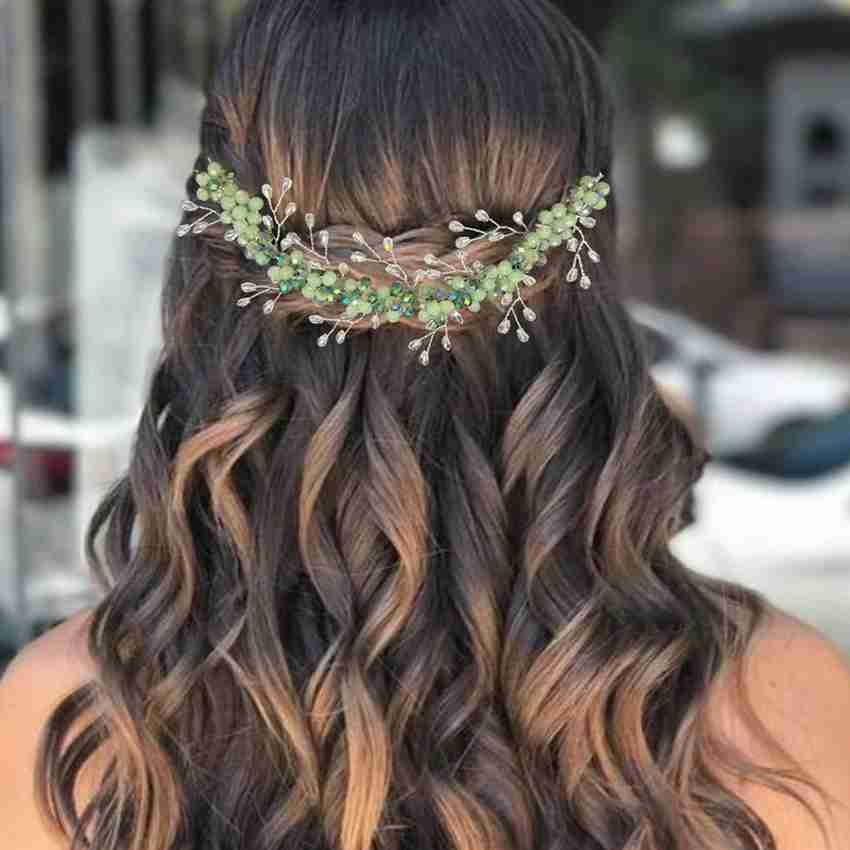 Green discount hair accessories