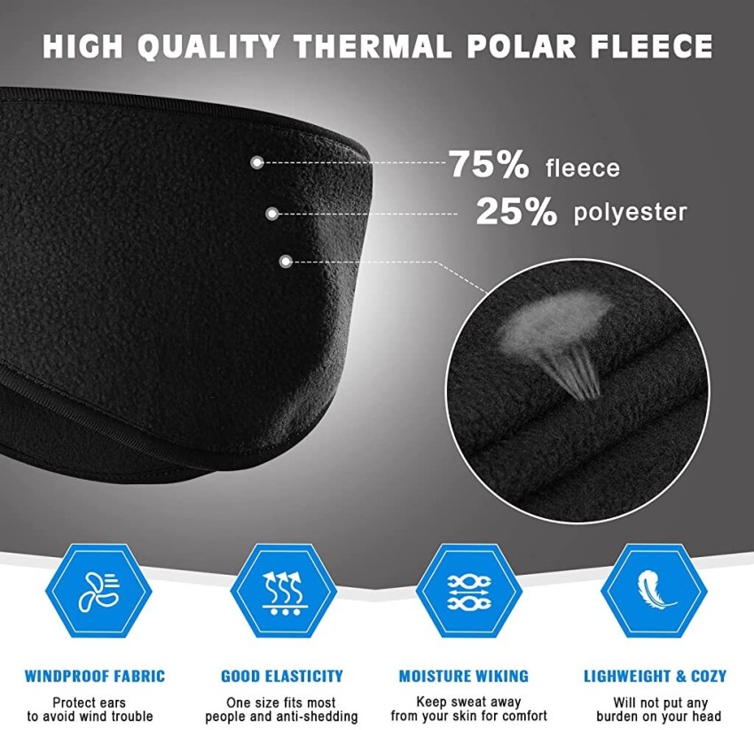 Winter Double Layer Fleece Ear Warm Headbands For Women And Men Elastic  Wide Head Band For Facial With Earmuffs 257W From Cmcvl, $21.78