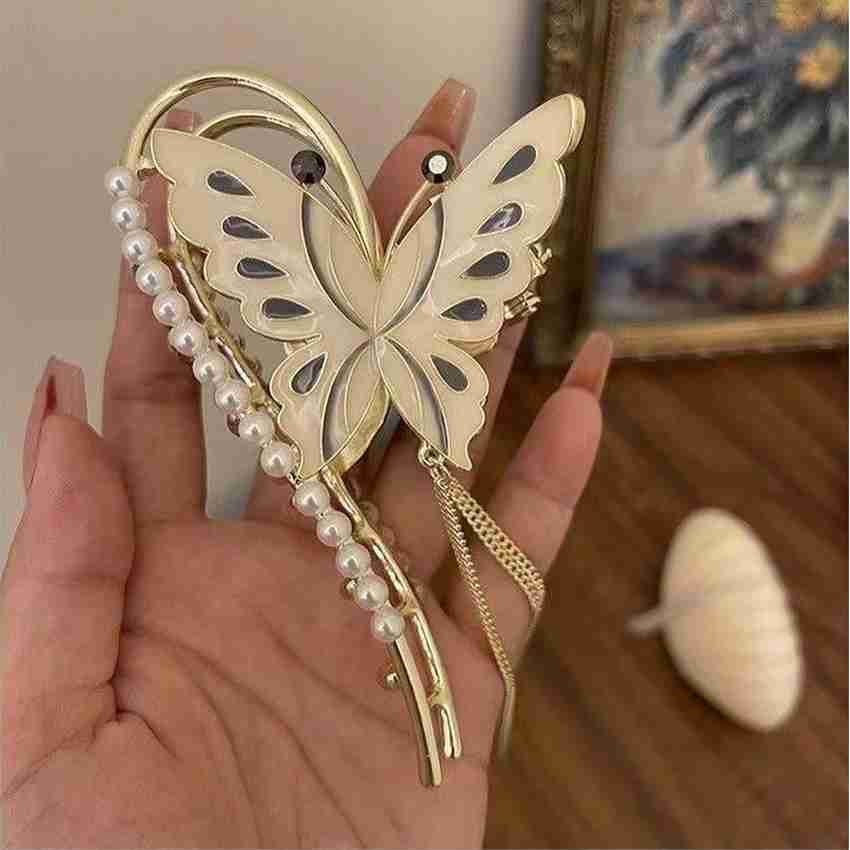 Butterfly hair comb sale