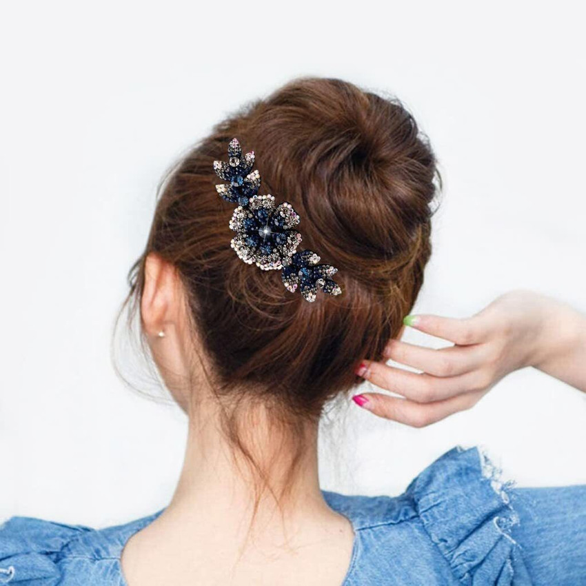 Girls blue hair on sale accessories