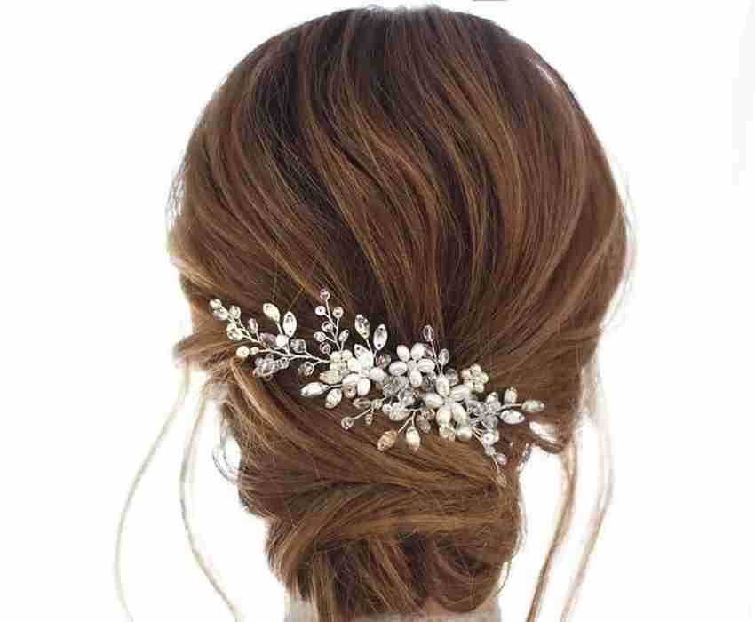 Flower hair shop clips for brides