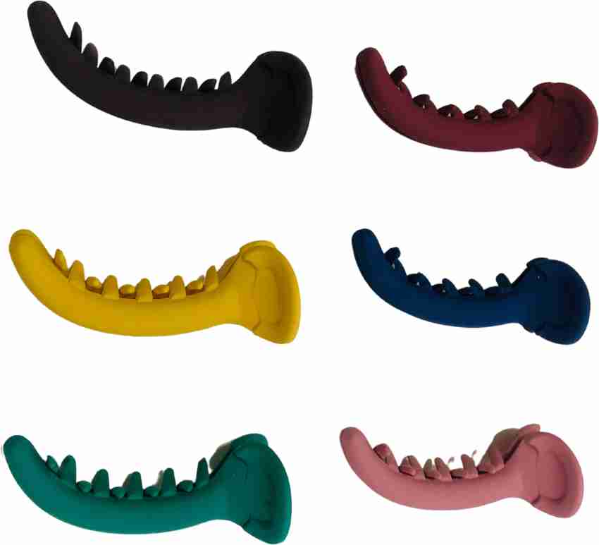 High Profile Banana Hair Clutcher/Mirchi Hair Clip/Claw Clip for Women and  Girls (Medium, Black) - Pack of 3 Banana Clip Price in India - Buy High  Profile Banana Hair Clutcher/Mirchi Hair Clip/Claw