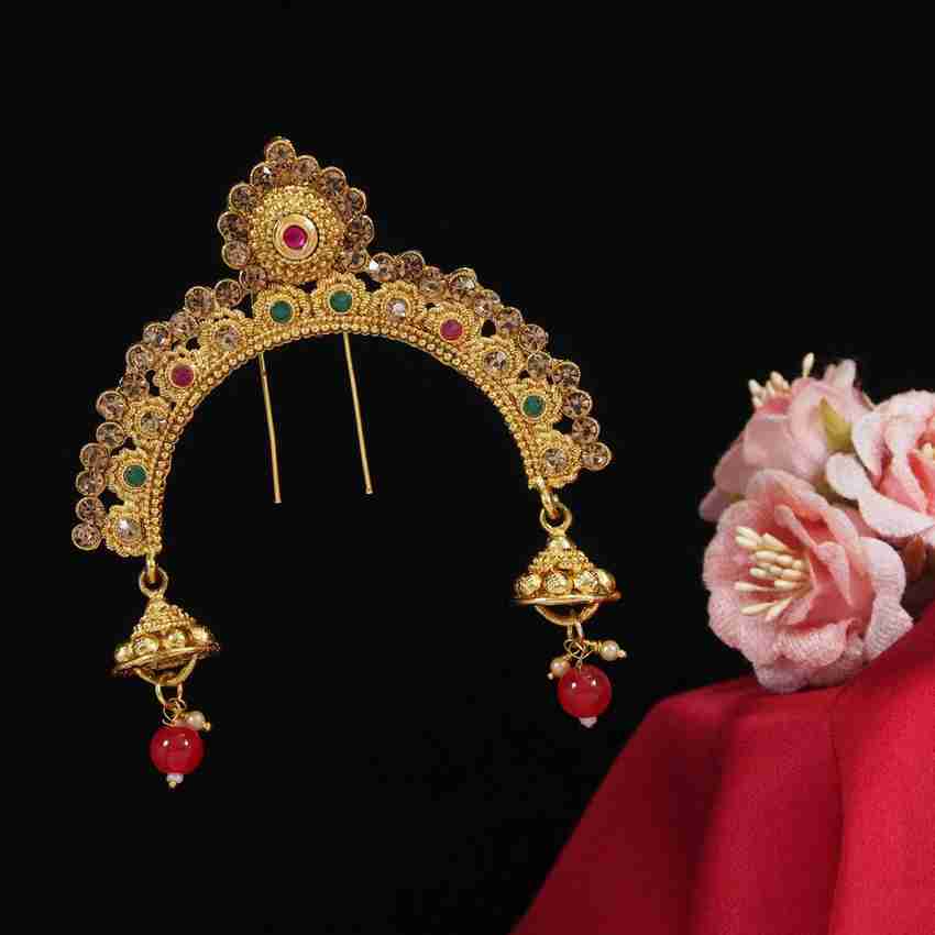 sharneshwar Traditional Ambada Hair Brooch juda Pin For Women Bun Clip Price in India Buy sharneshwar Traditional Ambada Hair Brooch juda Pin For Women Bun Clip online at Flipkart