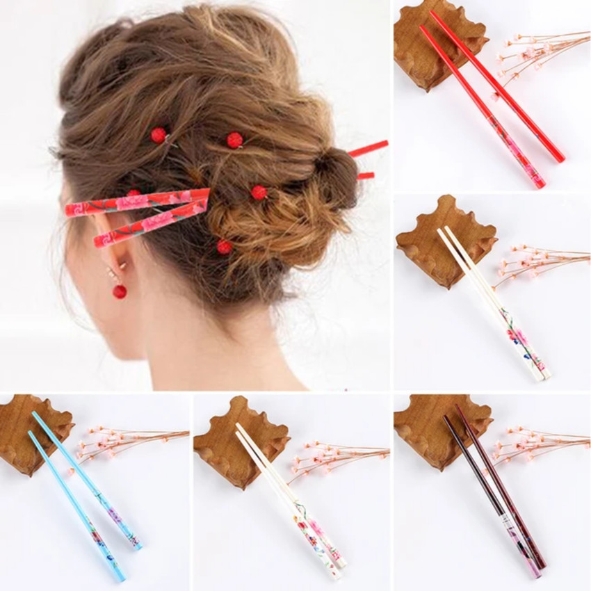 Chopsticks hair accessories top
