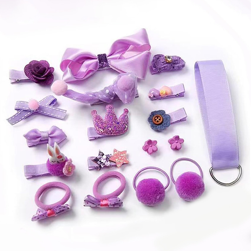 Childrens purple hair accessories sale