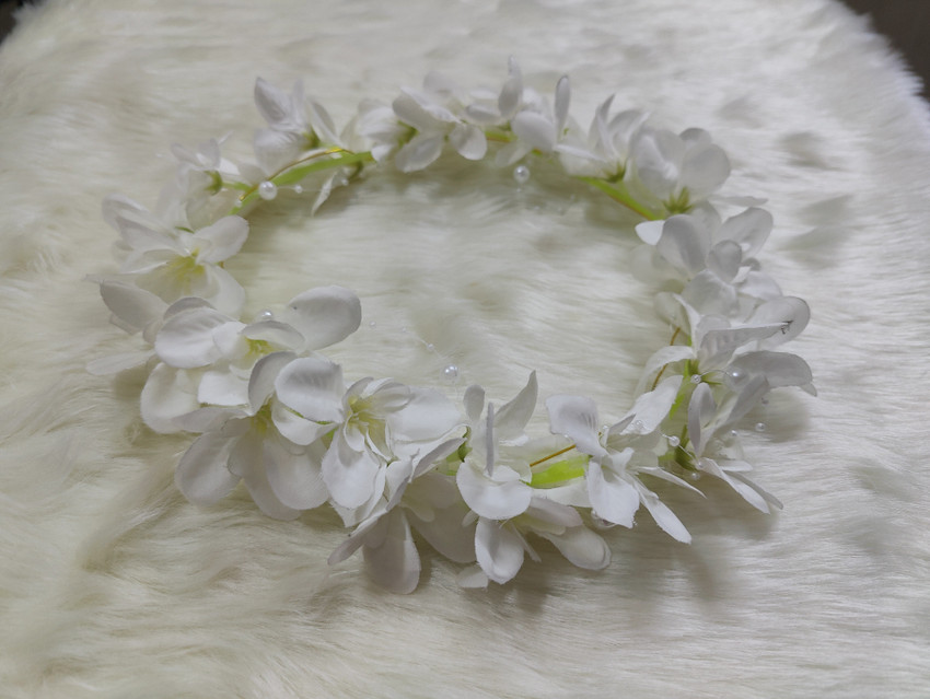 Fake flower headband store