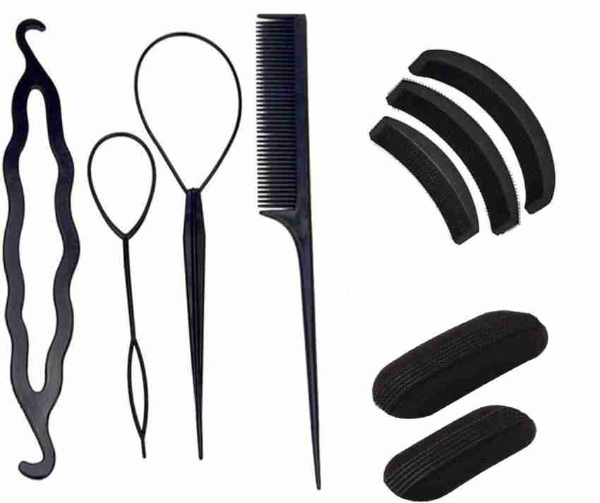 1set Hairstyle Braiding Tools Set Pull-through Hair Needle Magic