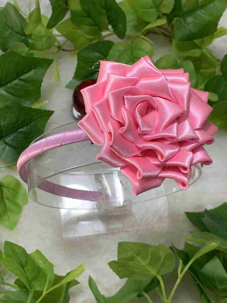 Joy s Creations Dhalia Flower HeadBand for Girls Light Pink Head