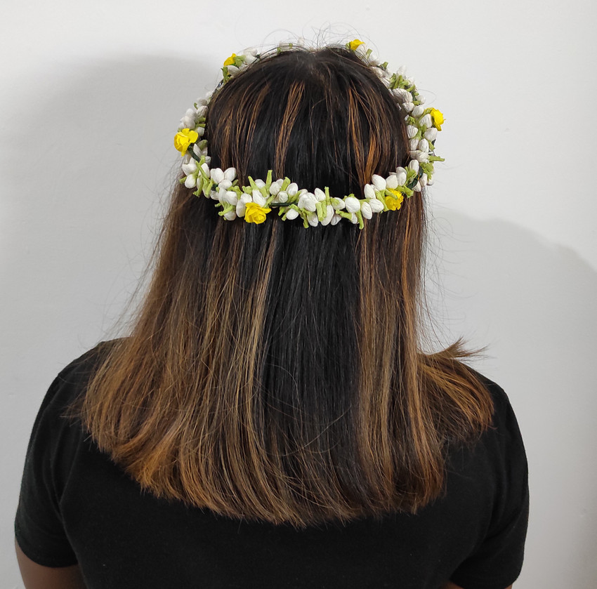 Flower ring for hair cheap