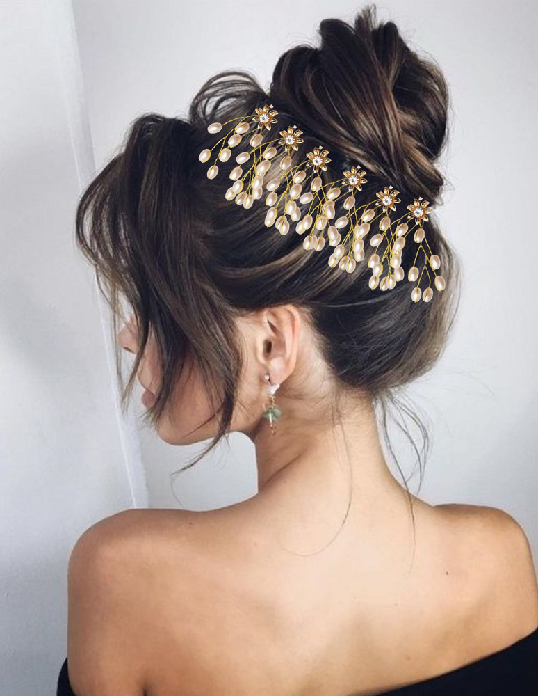 New Style Women Attractive Artificial Pearl Wedding Hair Accessories Hair Pins Juda Pins Hair Accessory Set Price in India Buy New Style Women Attractive Artificial Pearl Wedding Hair Accessories Hair...