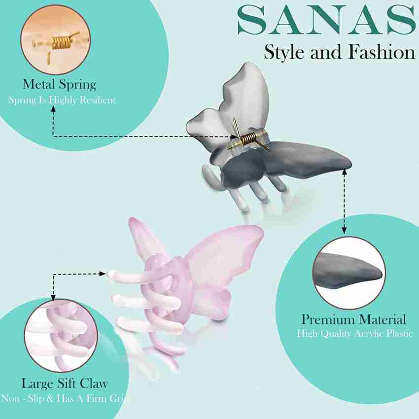 Sanas Hair Clip Hair Claw Price in India - Buy Sanas Hair Clip Hair Claw  online at