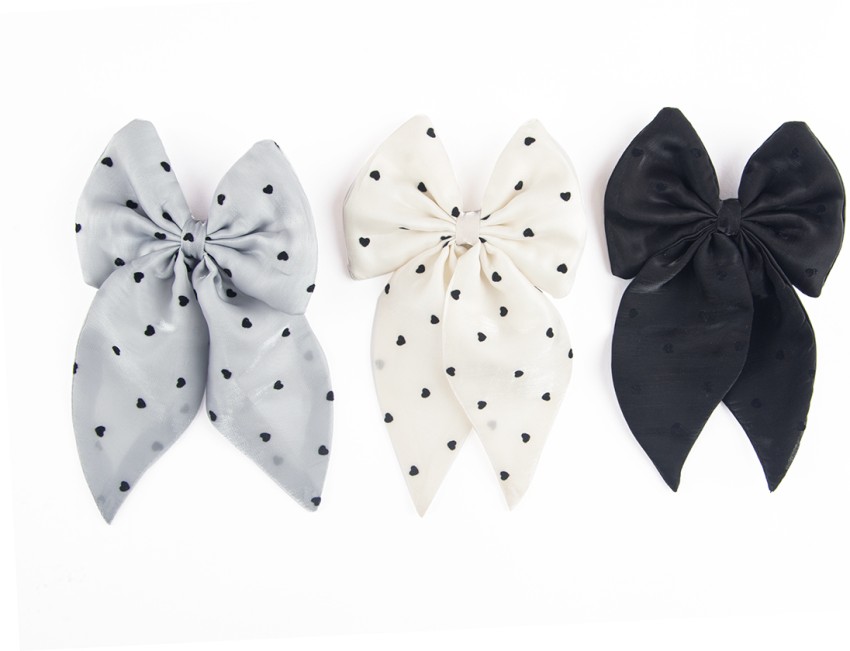 Radhu & Kabby Women's/Girls Imported Polyester Tissue Bow Tie Pack