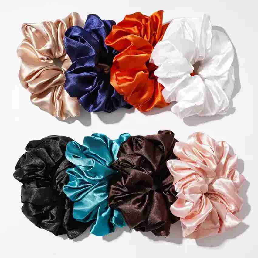 Candibella's Tricolour Satin Scrunchies for Women, Pack of 4 Trip-tone  Scrunchies same as Pic, Silk Satin Scrunchies for Girls, Scrunchies Satin  Silk Combo, Hair Ties, Hair Accessories for Women : : Jewellery