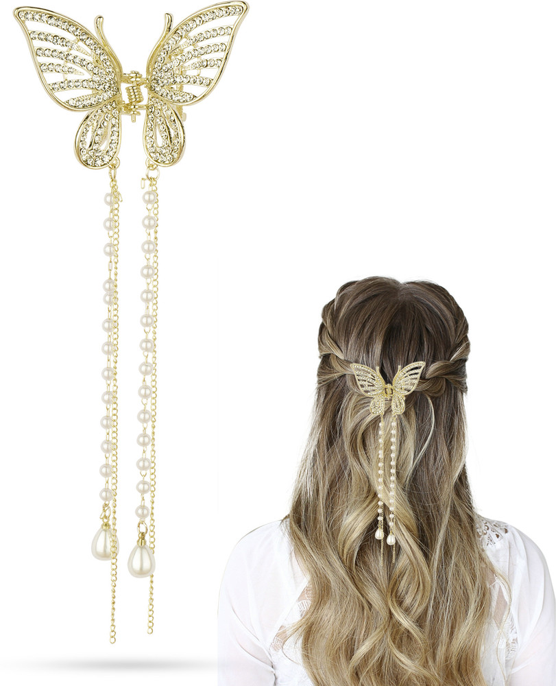 DazzleDivas Diamond Hair Claws Fashion Hair Accessories Metal Hair