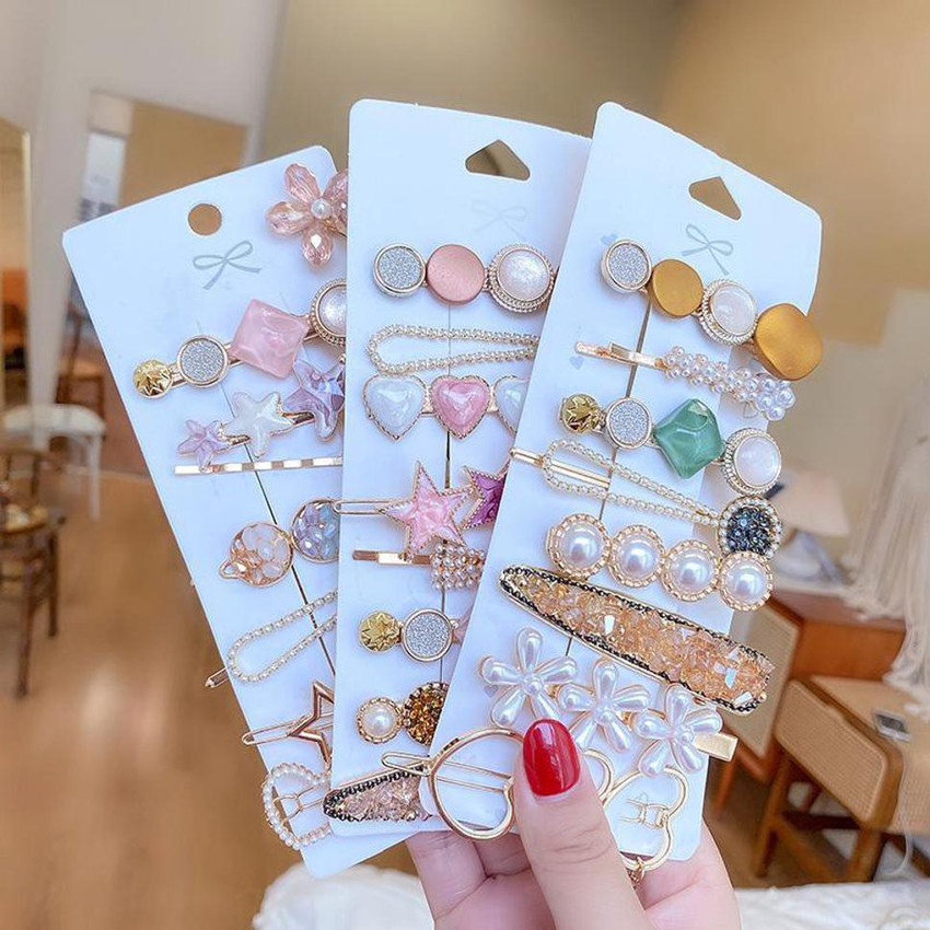 Hair clip set deals